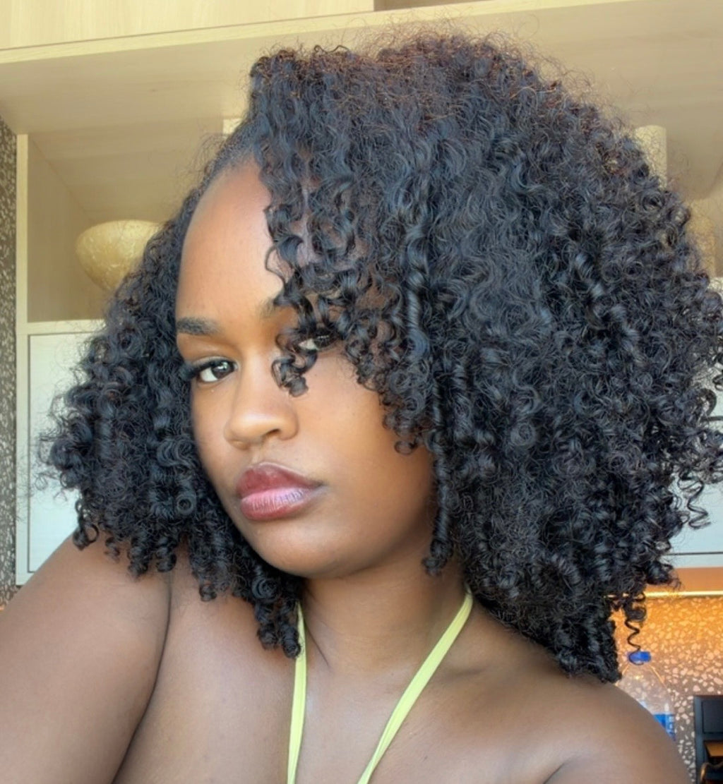 Perruque sans colle/ Half wig 300g Alana curly